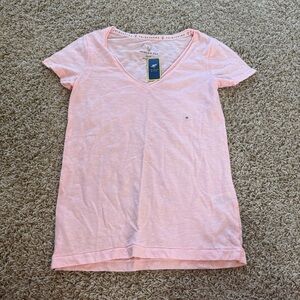 Prince & Fox Peach V Neck T Shirt NWT
